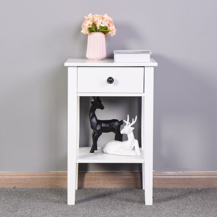 [US Warehouse] Bathroom Floor-standing Storage Table with a Drawer, Size: 41.4x32x65cm