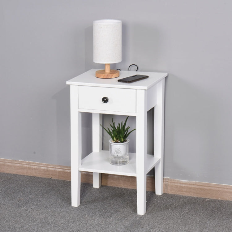 [US Warehouse] Bathroom Floor-standing Storage Table with a Drawer, Size: 41.4x32x65cm