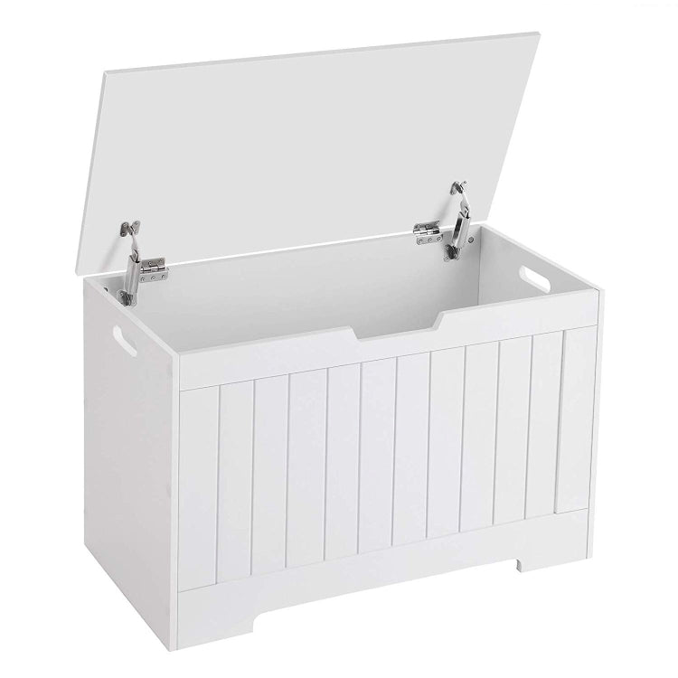[US Warehouse] Lift Top Entryway Storage Chest / Bench Wooden Toy Box with 2 Safety Hinge, Size: 76x40x48cm