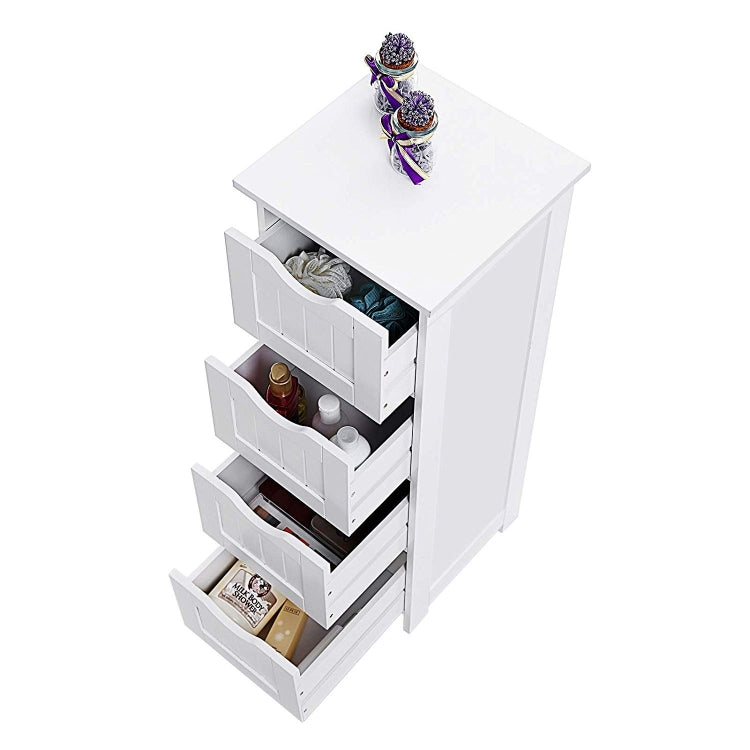 [US Warehouse] Bathroom Storage Cabinet Freestanding Office Cabinet with Drawers, Size: 30x30x82cm