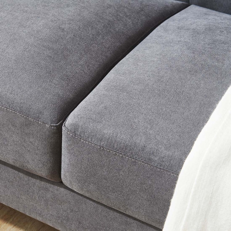 [US Warehouse] Mid-Century Modern Fabric Sofa, Size: 200 x 76 x 84cm