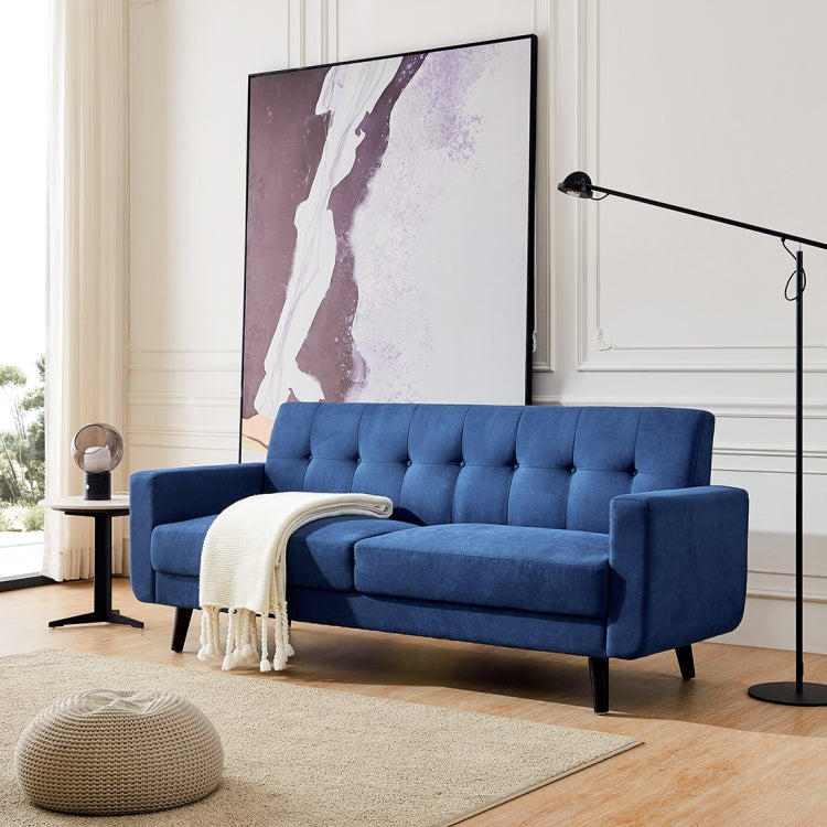 [US Warehouse] Mid-Century Modern Fabric Sofa, Size: 200 x 76 x 84cm