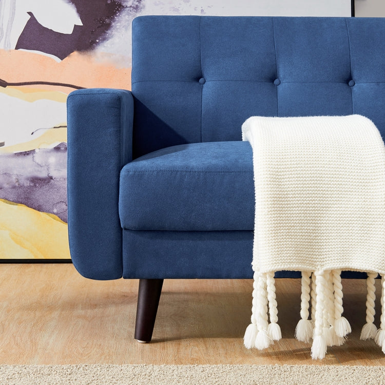 [US Warehouse] Mid-Century Modern Fabric Sofa, Size: 200 x 76 x 84cm