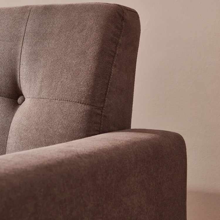 [US Warehouse] Mid-Century Modern Fabric Sofa, Size: 200 x 76 x 84cm