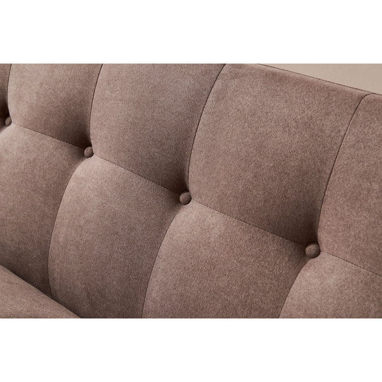[US Warehouse] Mid-Century Modern Fabric Sofa, Size: 200 x 76 x 84cm