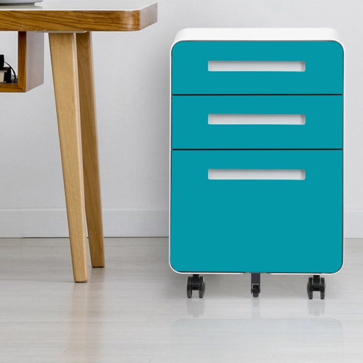 [US Warehouse] 3-Drawer Mobile File Cabinet Wheel Anti-tilt Mechanism Casters Lockable Storage Cabinet