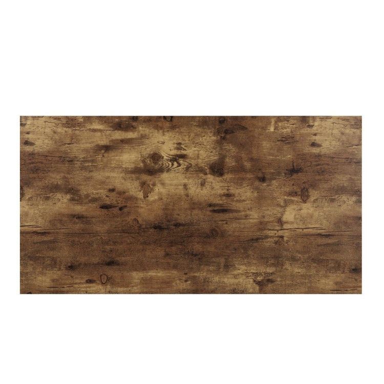 [US Warehouse] Mid Century Modern Stylish Y-leg base Rectangle Coffee Table, Size: 107 x 56 x 46cm(Distressed Wood Golden)