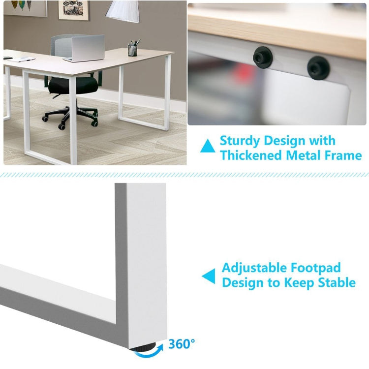 [US Warehouse] Fashion Simple L-shape Computer Desk