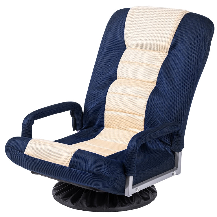 [US Warehouse] Adjustable 7-Position Floor Chairs Folding Sofa Lounger