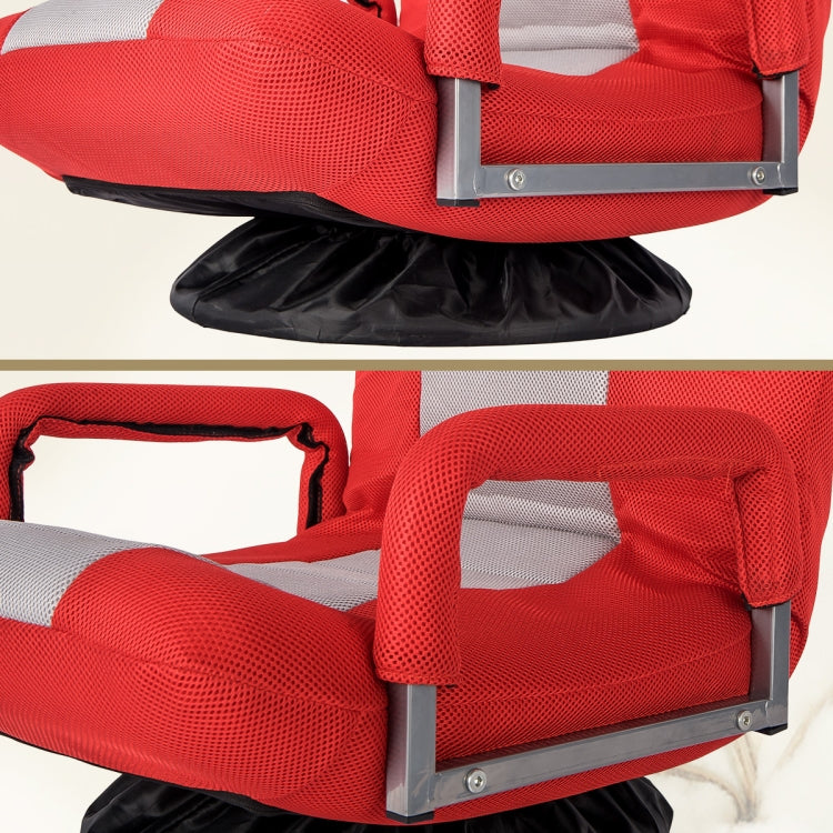 [US Warehouse] Adjustable 7-Position Floor Chairs Folding Sofa Lounger