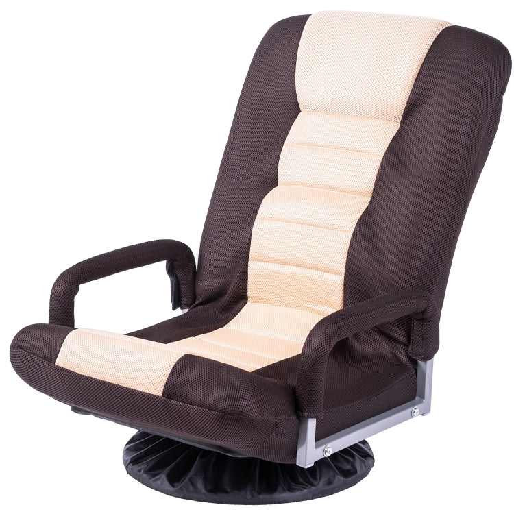 [US Warehouse] Adjustable 7-Position Floor Chairs Folding Sofa Lounger
