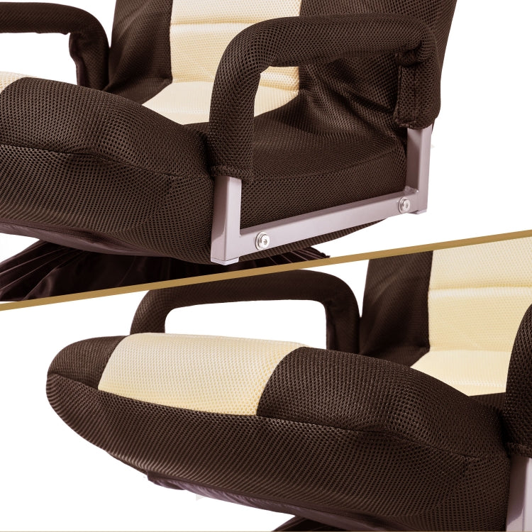 [US Warehouse] Adjustable 7-Position Floor Chairs Folding Sofa Lounger