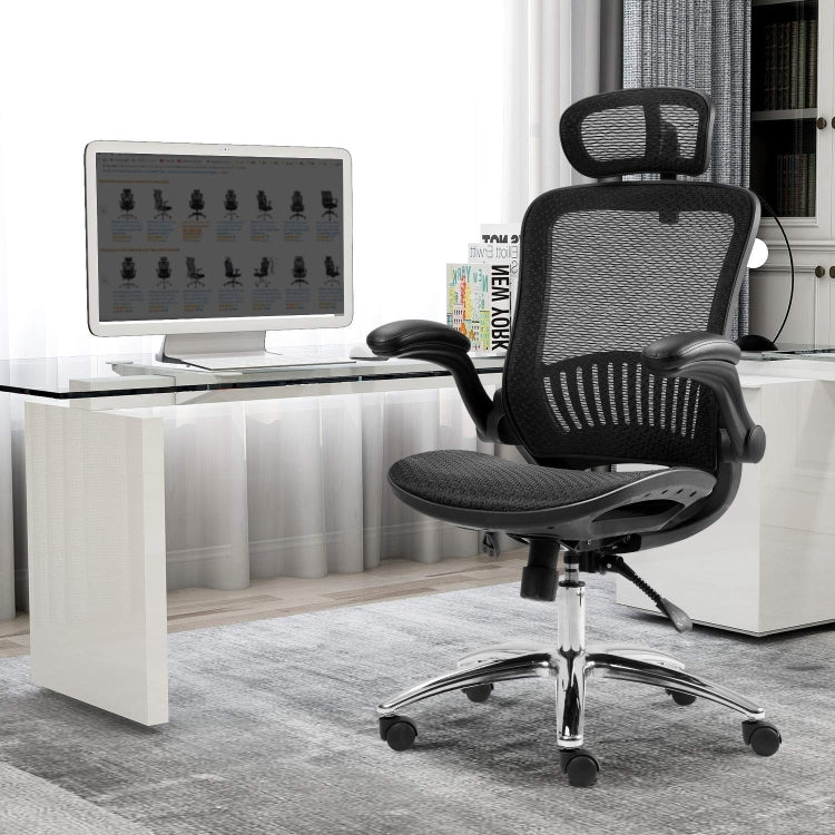 [US Warehouse] Ergonomic Mesh Adjustable Home Desk Office Chairs
