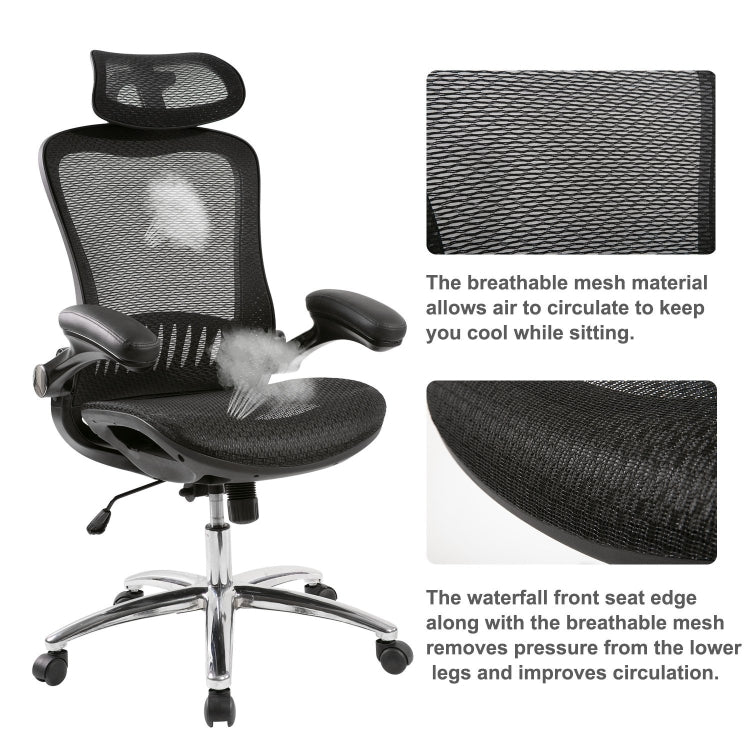 [US Warehouse] Ergonomic Mesh Adjustable Home Desk Office Chairs