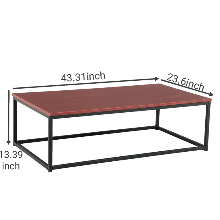 [US Warehouse] Rectangular Coffee Table, Size: 110 x 60 x 34cm