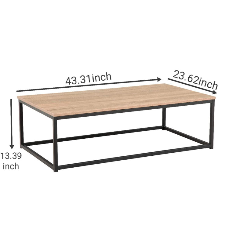 [US Warehouse] Rectangular Coffee Table, Size: 110 x 60 x 34cm