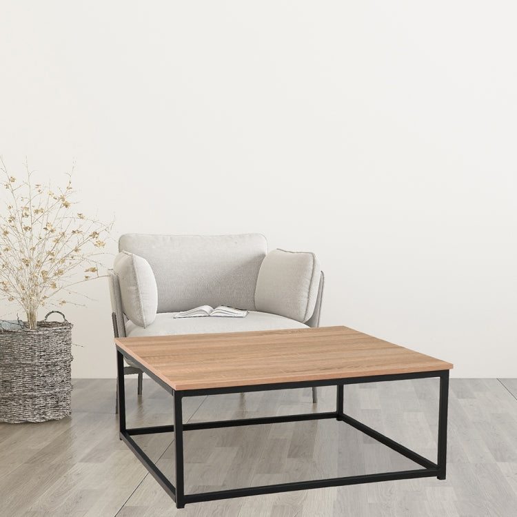 [US Warehouse] Square Coffee Table, Size: 80 x 80 x 34cm(Oak)