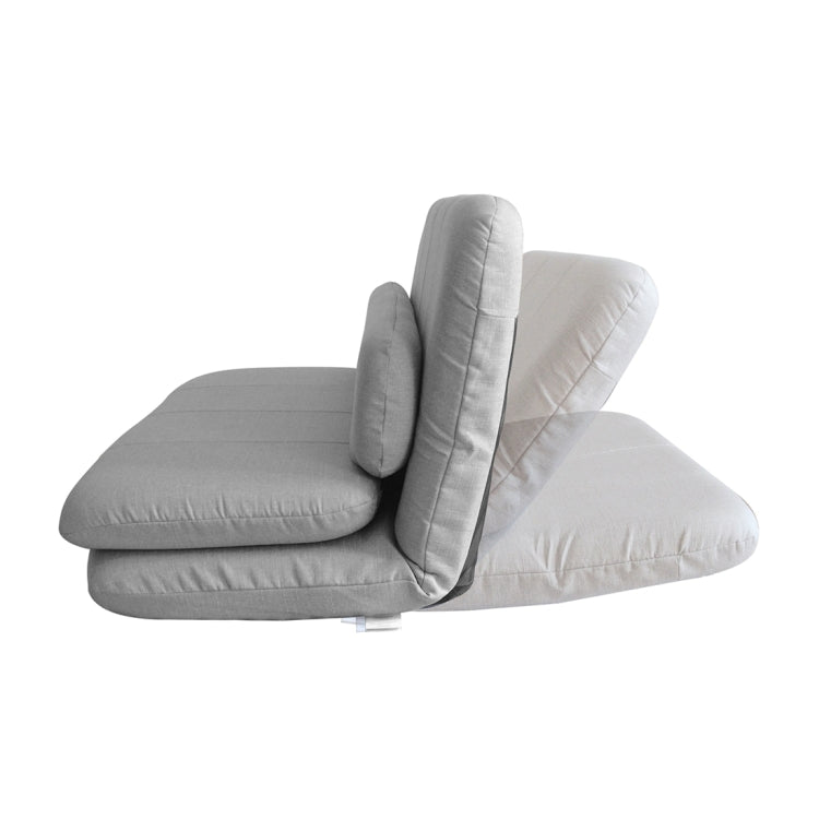 [US Warehouse] Foldable Rest Room Floor Chairs Sofa Bed Mattress Recliner (Gray)