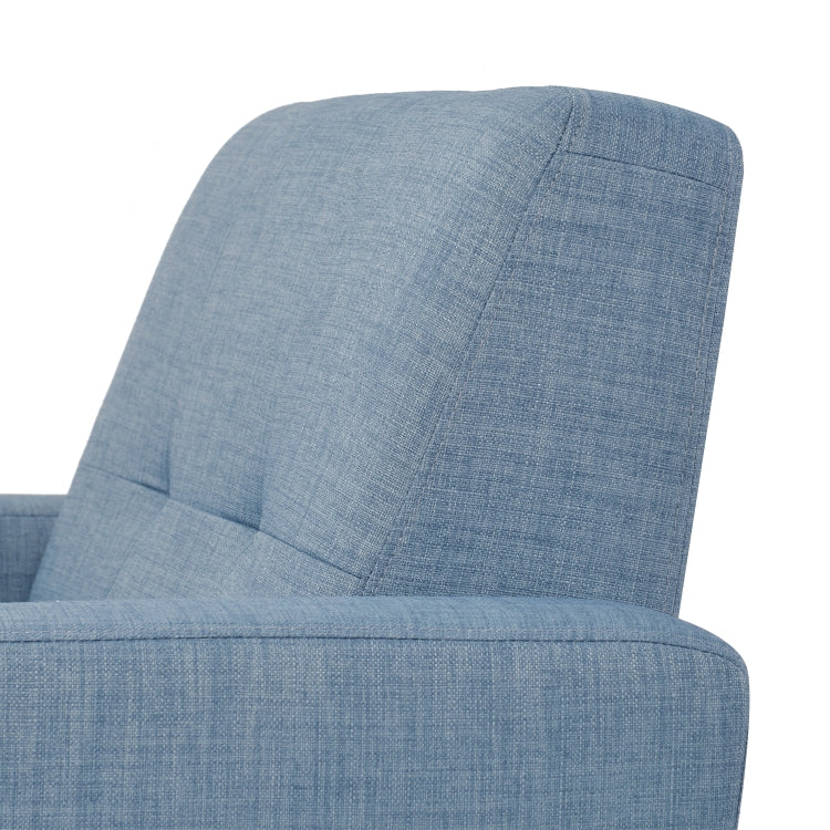 [US Warehouse] Modern Fabric Accent Arm Lounge Chairs for Living Room (Blue)