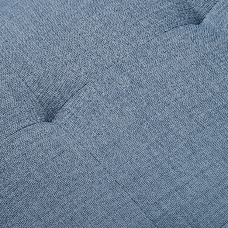 [US Warehouse] Modern Fabric Accent Arm Lounge Chairs for Living Room (Blue)