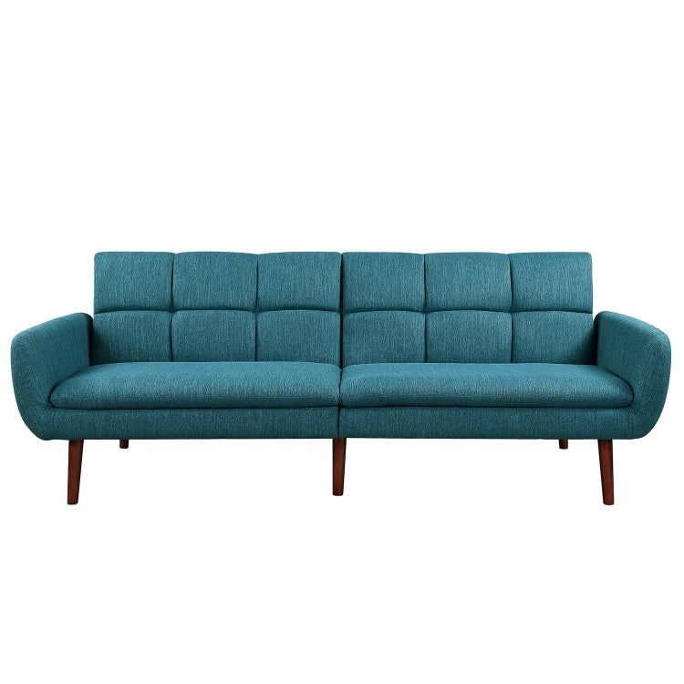 [US Warehouse] Indoor Decoration Fabric Living Room Sofa Bed (Green)