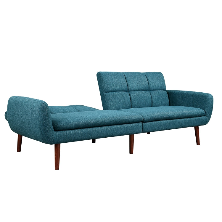 [US Warehouse] Indoor Decoration Fabric Living Room Sofa Bed (Green)