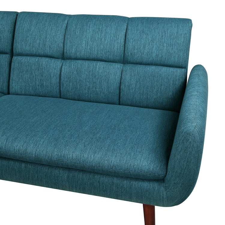 [US Warehouse] Indoor Decoration Fabric Living Room Sofa Bed (Green)