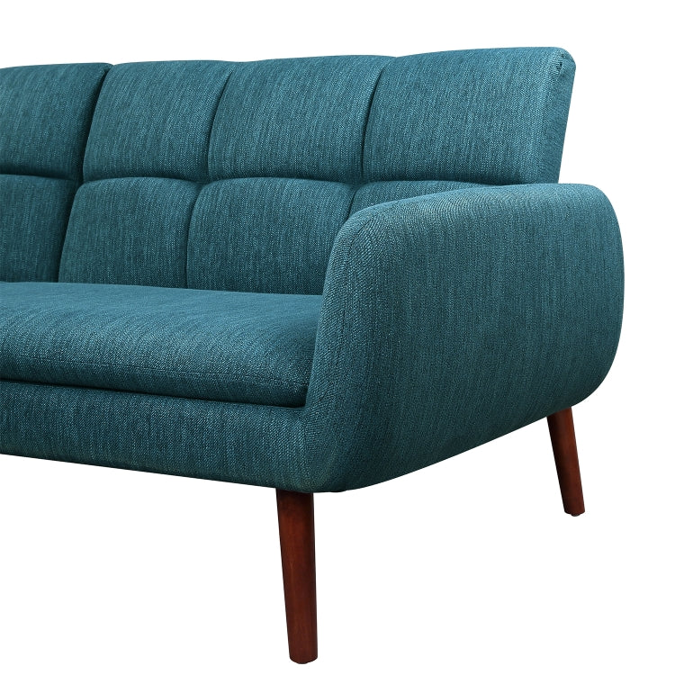 [US Warehouse] Indoor Decoration Fabric Living Room Sofa Bed (Green)
