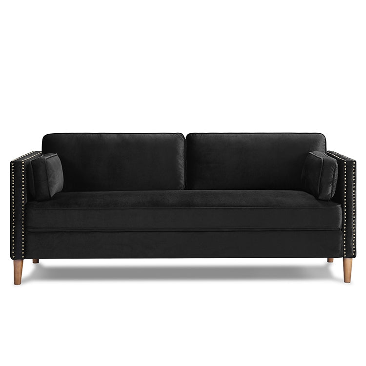 [US Warehouse] Modern Simplicity 2P+3P Living Room Sofa(Black)