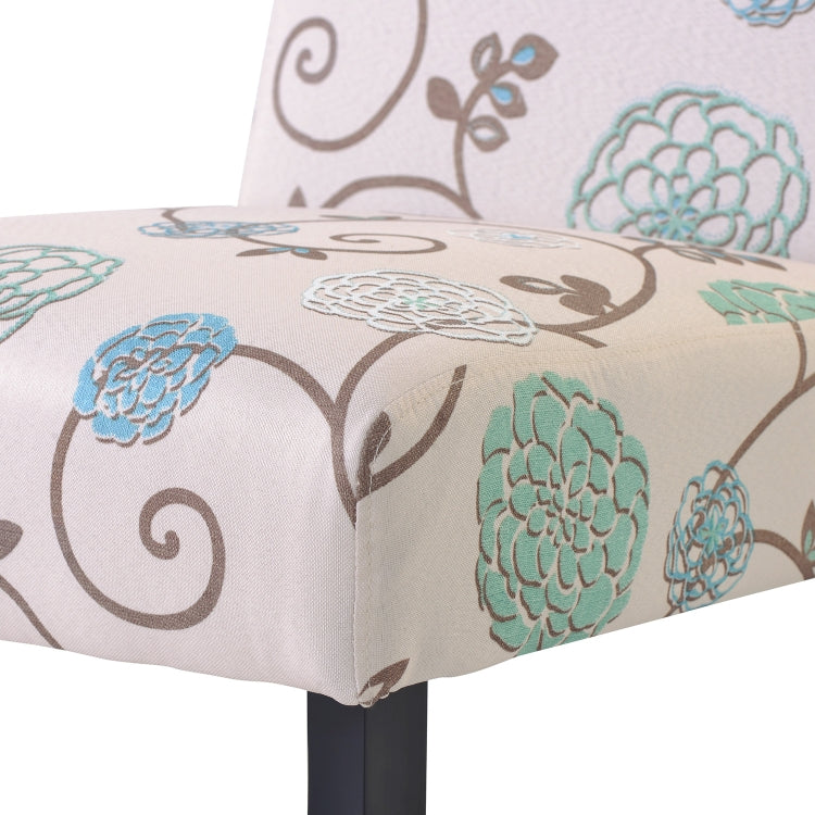 [US Warehouse] 2 PCS Upholstered Armless Accent Living Room Chairs