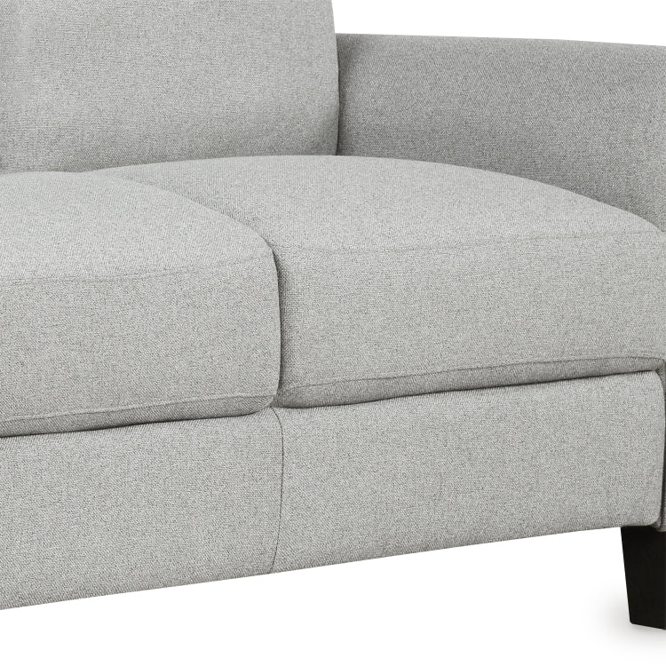 [US Warehouse] Living Room Furniture Double Seat Sofa(Light Grey)