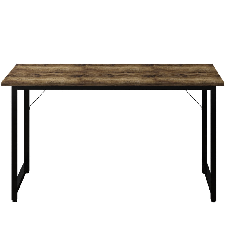 [US Warehouse] Metal Frame Wooden Computer Desk Study Desk, Size: