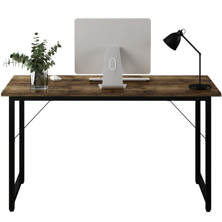 [US Warehouse] Metal Frame Wooden Computer Desk Study Desk, Size: