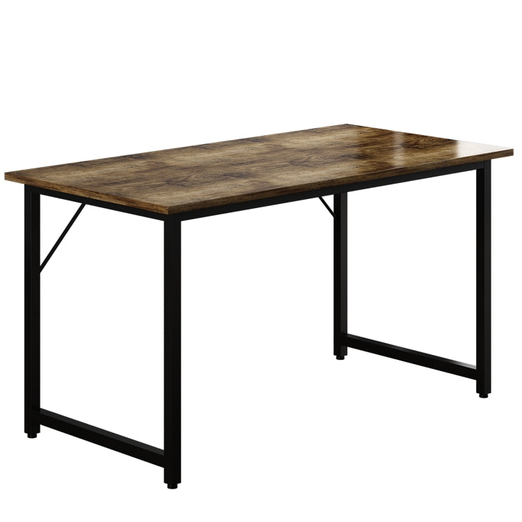 [US Warehouse] Metal Frame Wooden Computer Desk Study Desk, Size: