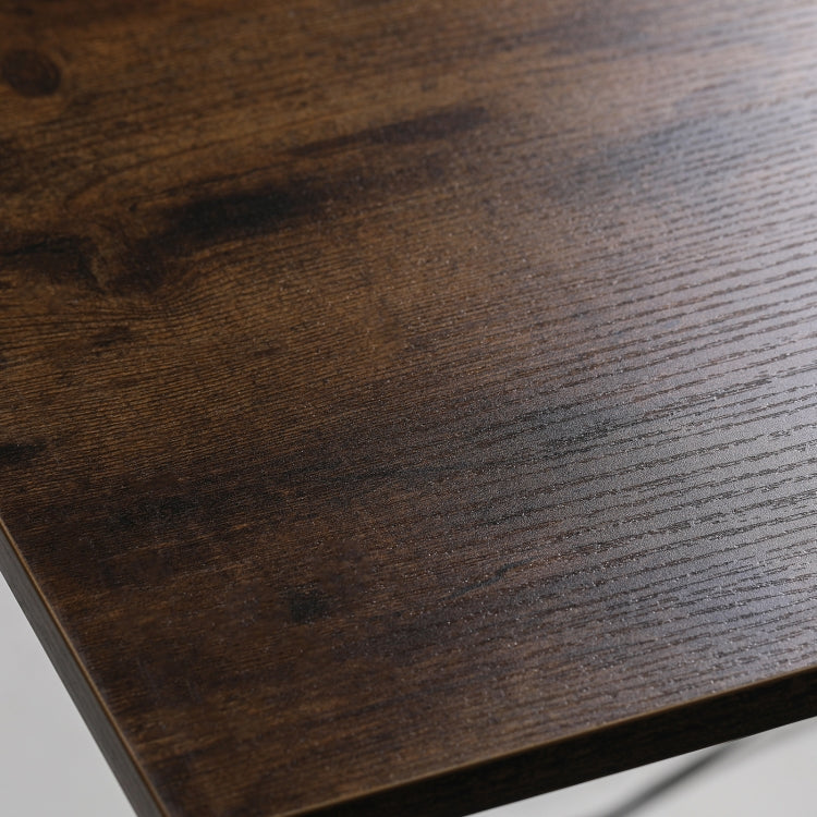 [US Warehouse] Metal Frame Wooden Computer Desk Study Desk, Size: