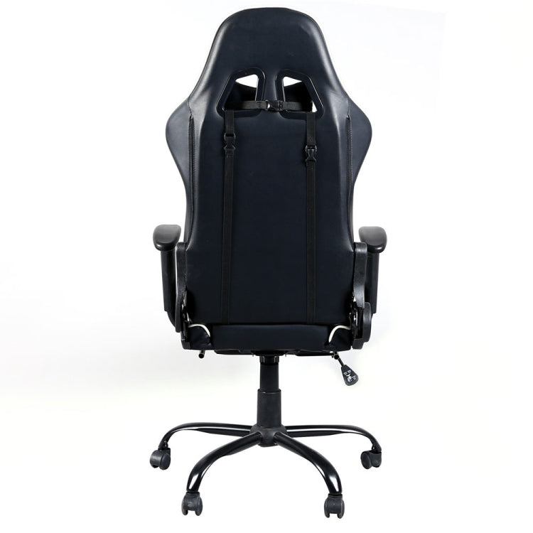 [US Warehouse] High Back Racing Gaming Chairs with Footrest Tier, Size: 20.47x20.8 inch