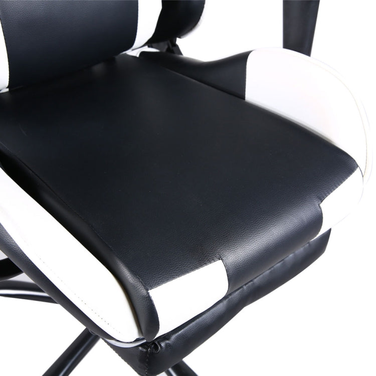[US Warehouse] High Back Racing Gaming Chairs with Footrest Tier, Size: 20.47x20.8 inch
