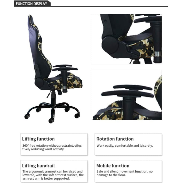 [US Warehouse] Aming Chairs with Headrest & Lumbar Pillow & Adjustable backrest