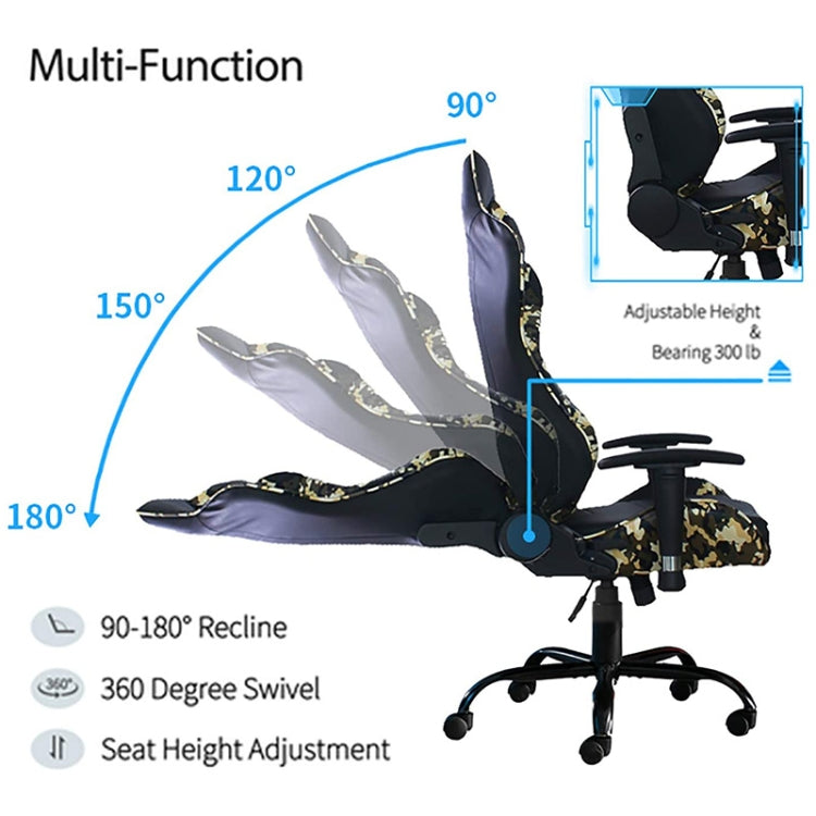 [US Warehouse] Aming Chairs with Headrest & Lumbar Pillow & Adjustable backrest