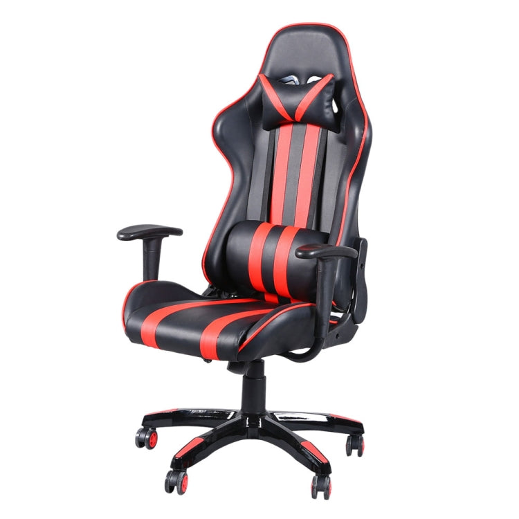 [US Warehouse] PU Leather High Back Swivel Chairs Racing Gaming Chairs, Size: 6.38x20.47x50.39-54.33 inch