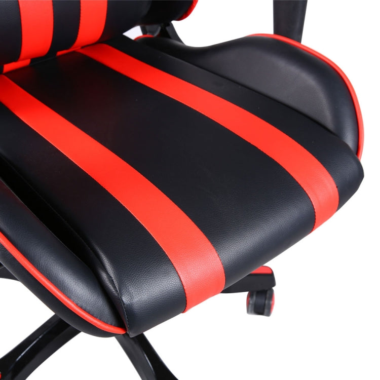 [US Warehouse] PU Leather High Back Swivel Chairs Racing Gaming Chairs, Size: 6.38x20.47x50.39-54.33 inch