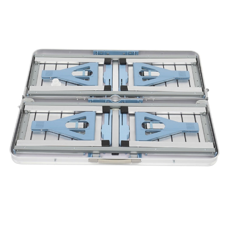 [US Warehouse] Aluminum Alloy One Piece Folding Table And Chairs