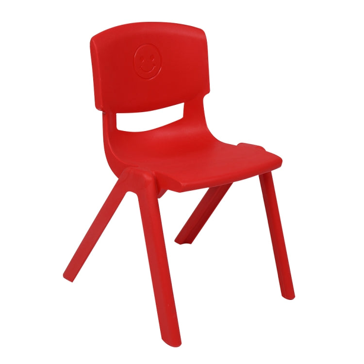 [US Warehouse] 4 PCS Children Plastic Chairs Set, with Backrest, Size: 44 x 31 x 31cm (Four-colors)