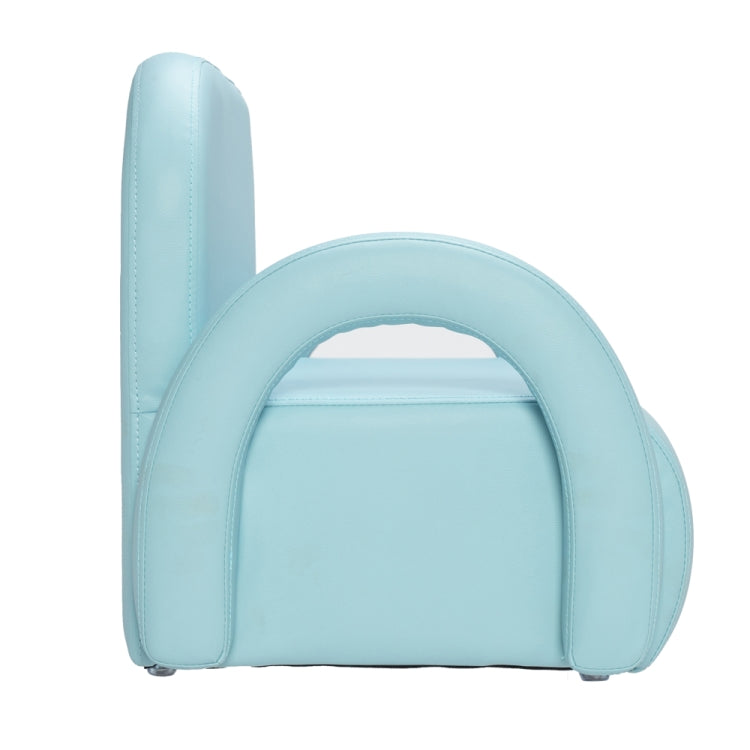 [US Warehouse] Children Double Sofa PVC Sofa with Rainbow-shaped Handrails, Size: 32.7 x 18.5 x 16.5 inch