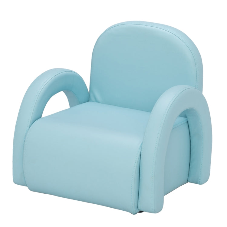 [US Warehouse] Children Single Sofa PVC Sofa with Rainbow-shaped Handrails, Size: 18.1 x 18.1 x 15inch