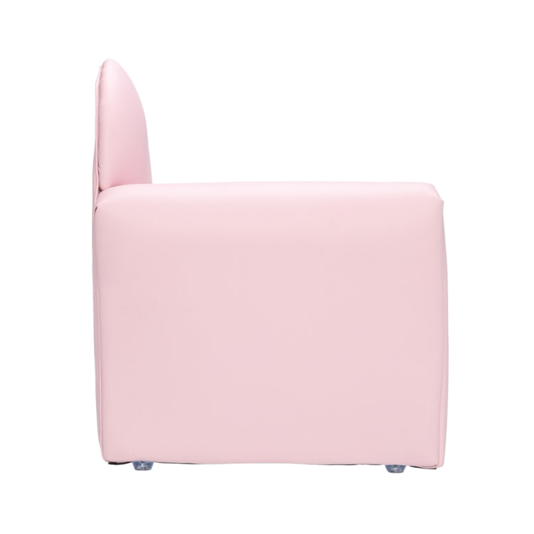 [US Warehouse] Children Single Sofa PVC Sofa with Curved-back & Footrest, Size: 22 x 20.1 x 16.1 inch