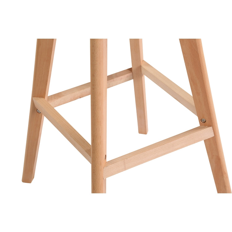 [UK Warehouse] 2 PCS Tulip Bar Chairs with Backrest(Blue)