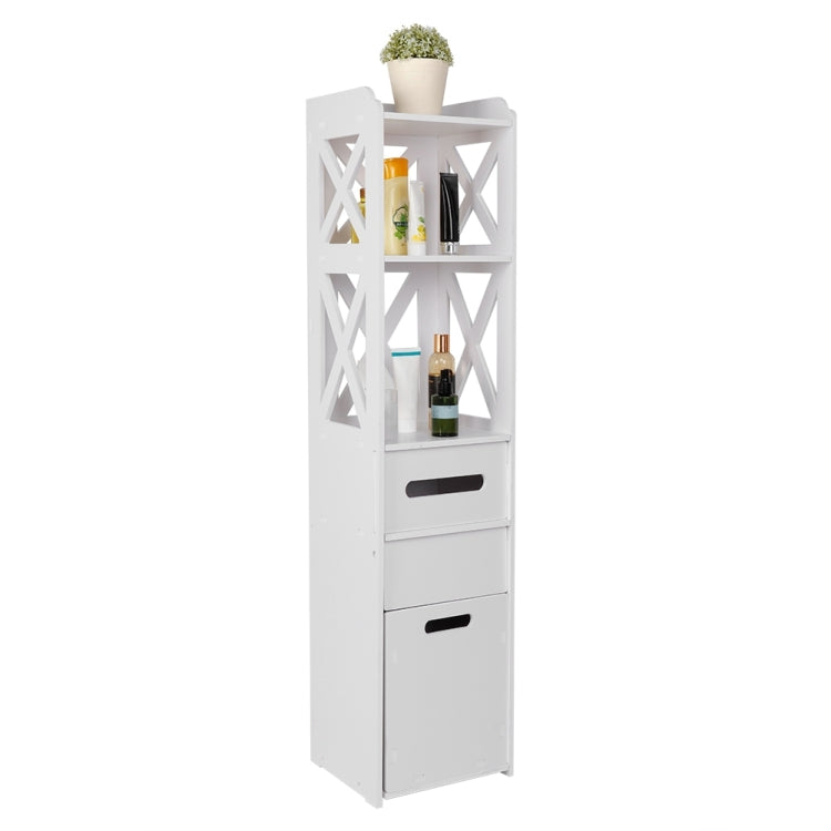 [UK Warehouse] Waterproof Bathroom Cabinet Shelf Cupboard Bathroom Storage Organizer for Home