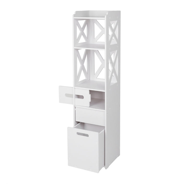 [UK Warehouse] Waterproof Bathroom Cabinet Shelf Cupboard Bathroom Storage Organizer for Home