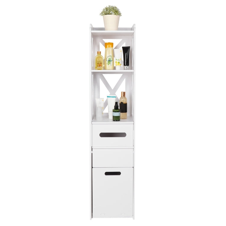 [UK Warehouse] Waterproof Bathroom Cabinet Shelf Cupboard Bathroom Storage Organizer for Home